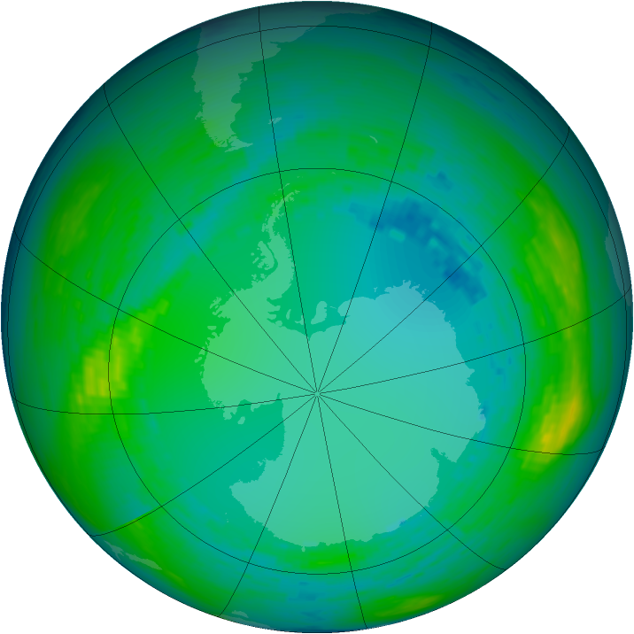 Ozone Map 1990-08-02